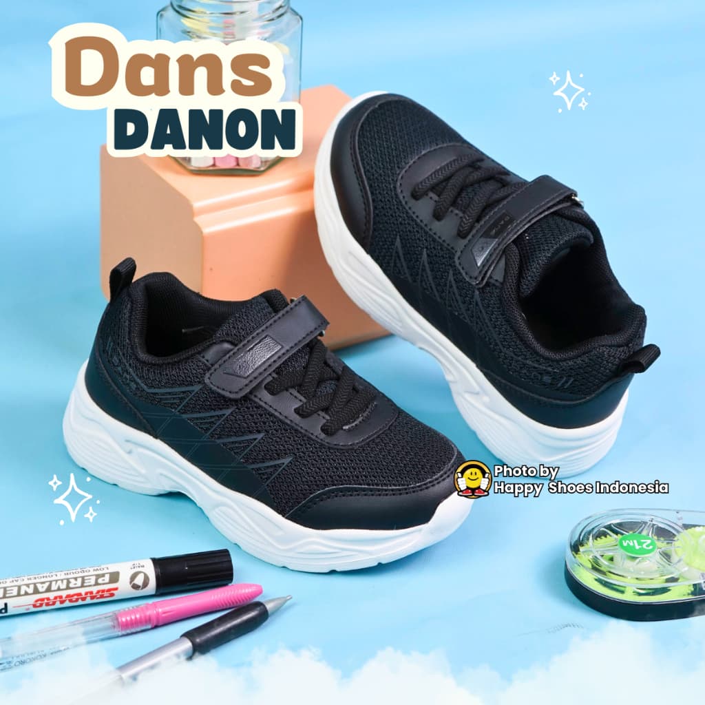Thumbnail gambar ke-6 produk Dans Luneva Sepatu Sekolah Anak  | Sepatu Kats Anak Kekinaian Dans Danon| Sneakers anak Keren