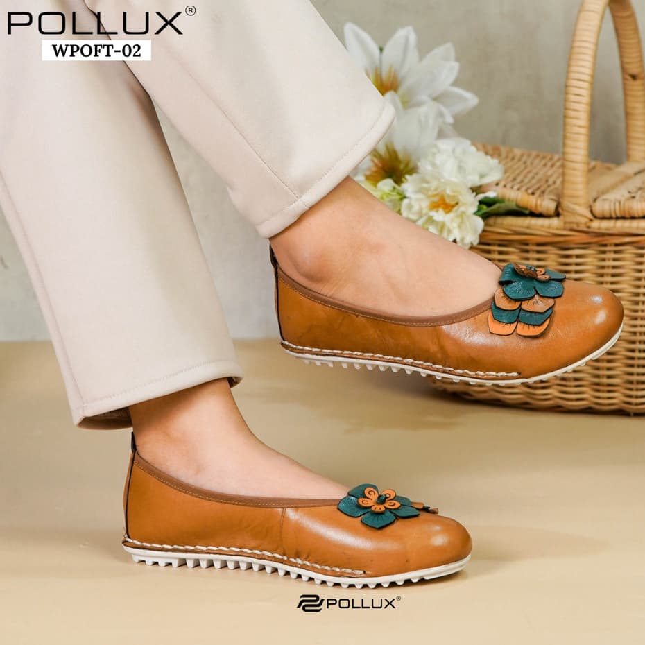 Gambar ke-10 produk Pollux Monday WPOFT 02 Sepatu Flatshoes Wanita Bahan Kulit Asli | Sepatu Flat Wanita