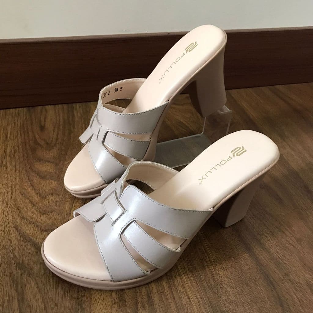 Gambar ke-9 produk Pollux Classic WPOGP 33 - Sandal Heels Wanita Bahan Kulit Asli Tinggi Hak 9cm