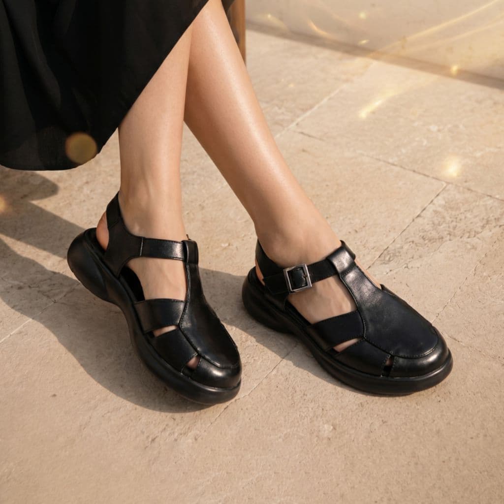 Gambar ke-8 produk Pollux E-Wear WPOMW 05 - Sandal Wanita Bahan Kulit