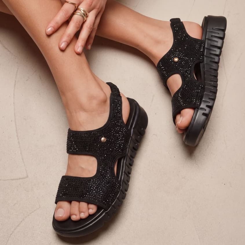 Thumbnail gambar ke-3 produk Pollux E-Wear WPODT 12 - Sandal Wanita Kekinian Tinggi 3cm