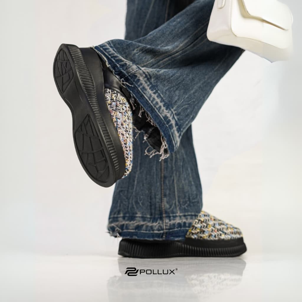 Thumbnail gambar ke-5 produk Pollux Bold WPOKY 34 - Sandal Wedges Wanita Stylish Nyaman di pakai