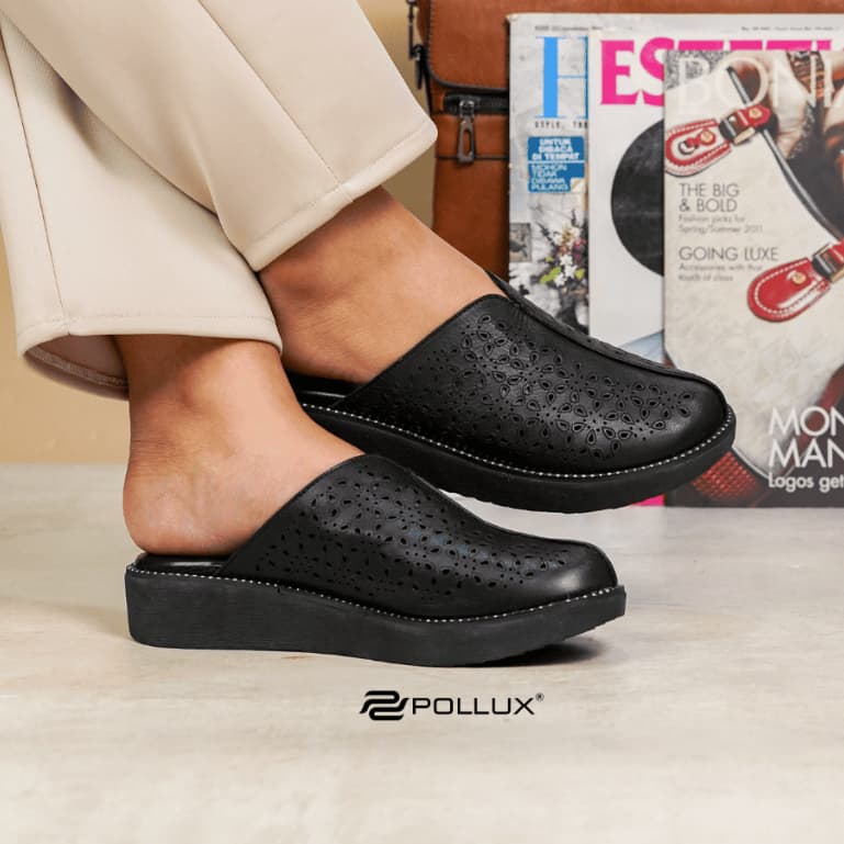 Gambar ke-5 produk Pollux Daily WPOKZ 24 -  Sandal Wanita Daily Anti-Slip Leather Sandals