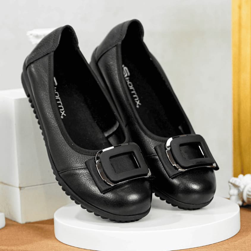 Thumbnail gambar ke-2 produk Pollux Monday WPOMT 04 - Sepatu Kerja Wanita Bahan Kulit Asli Anti Slip