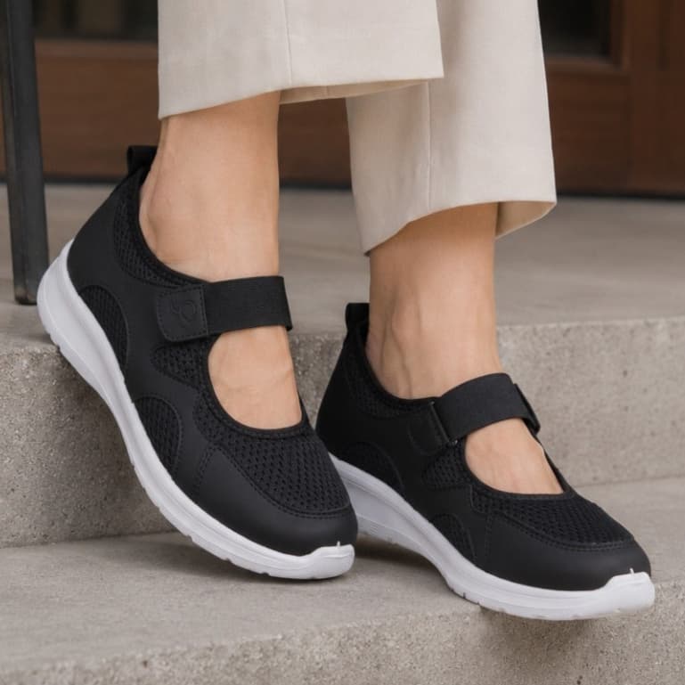 Thumbnail gambar ke-2 produk Xolus FUFA 6 - Sepatu Sneakers Wanita Mary Jane Casual Breathable