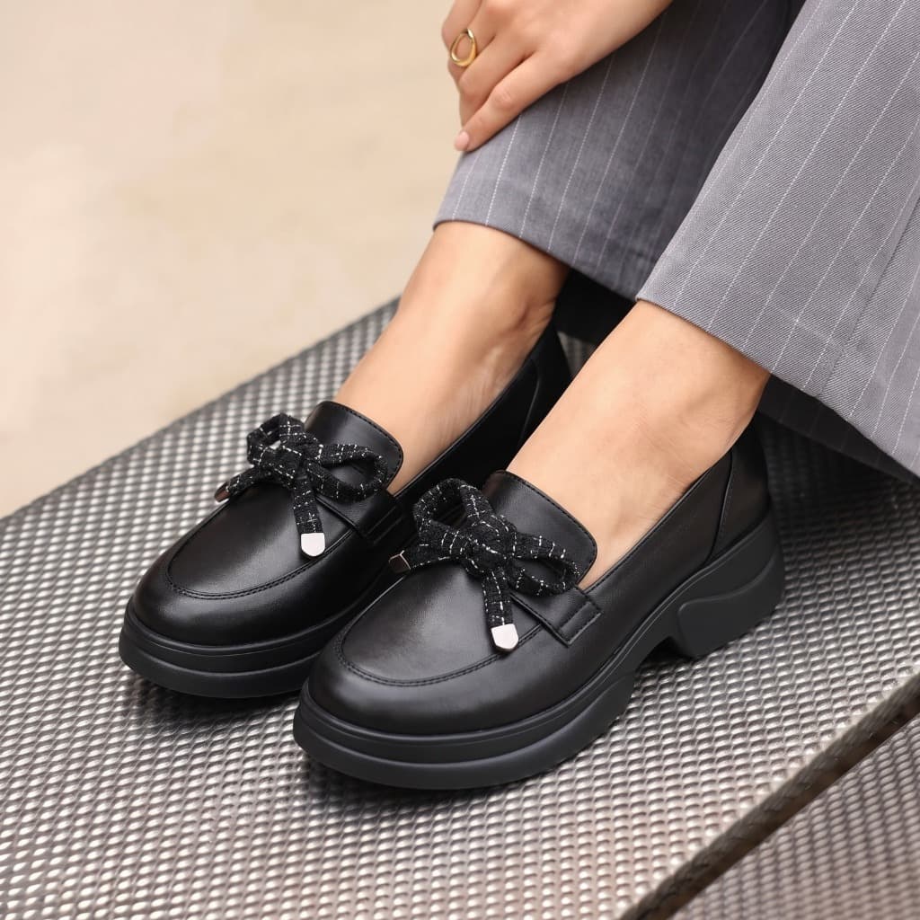 Thumbnail gambar ke-2 produk Pollux Monday WPOCN 02 - Sepatu Loafers Wanita Casual Formal Elegan Bahan Kulit Asli
