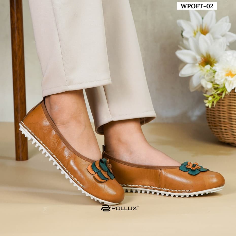 Gambar ke-10 produk Pollux Monday WPOFT 02 Sepatu Flatshoes Wanita Bahan Kulit Asli | Sepatu Flat Wanita