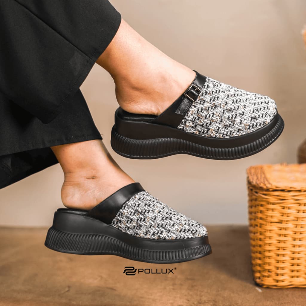Gambar ke-9 produk Pollux Bold WPOKY 34 - Sandal Wedges Wanita Stylish Nyaman di pakai