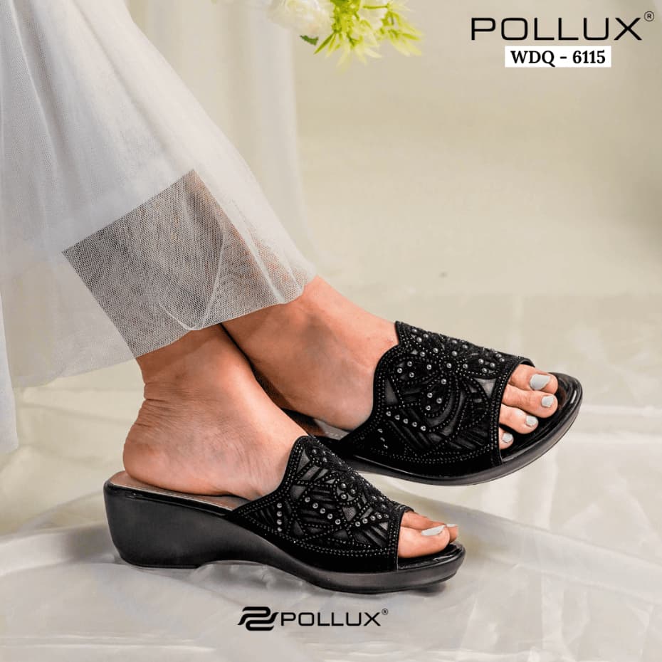 Gambar ke-10 produk Pollux Aurora WDQ 6115 - Sandal Wanita Wedges Elegan | Sandal Pesta Model Terbaru