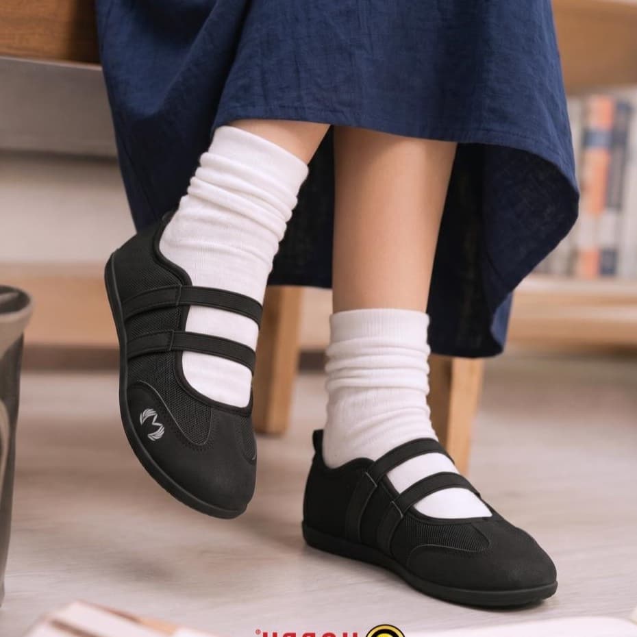Thumbnail gambar ke-3 produk Mecer Kids STL 26011 - Sepatu Sneakers Anak Perempuan Casual | Sepatu Anak Velcro Ringan Nyaman untuk Sekolah & Aktivitas