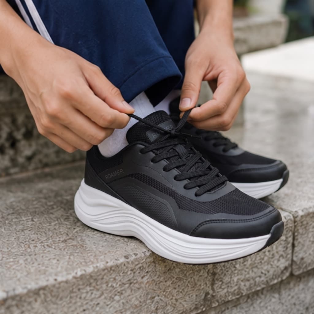 Gambar ke-6 produk Phoenix Roamer - Sepatu Walking Pria Dewasa Empuk, Ringan dan Bouncy untuk Jarak Jauh