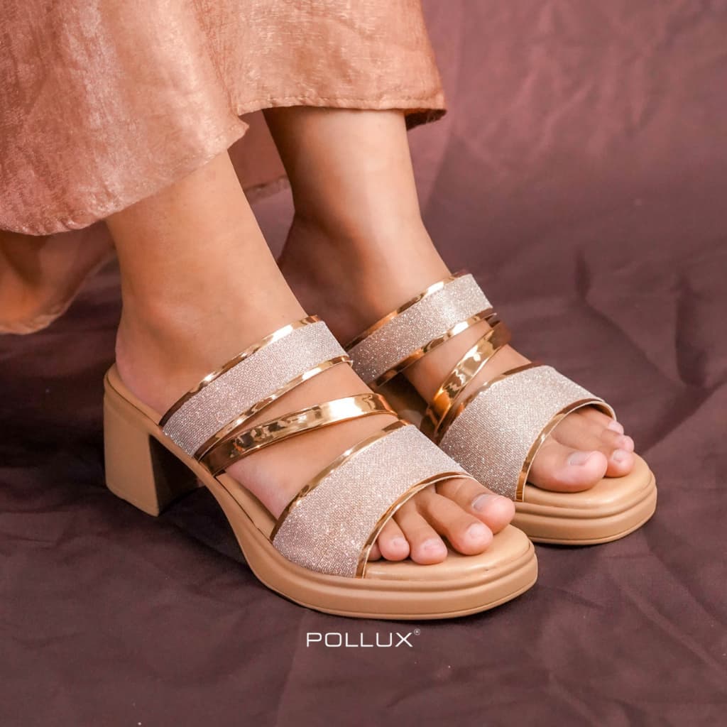 Thumbnail gambar ke-2 produk Pollux WPOKN 02 - Sandal Pesta Wanita Tinggi 5cm