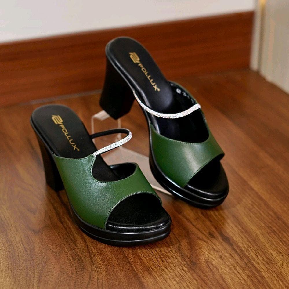 Gambar ke-9 produk Pollux Classic WPOGP 10 - Heels Pesta Wanita Elegan Bahan Kulit Asli tinggi 9cm