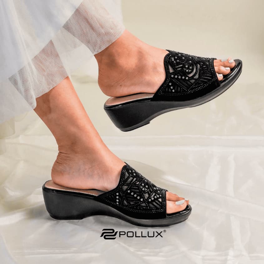 Gambar ke-10 produk Pollux Aurora WDQ 6115 - Sandal Wedges Wanita | Sandal Pesta Wanita Tinggi 5cm