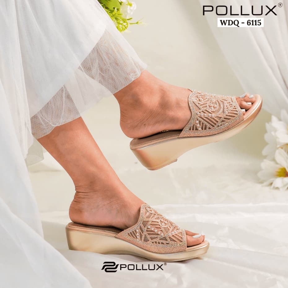 Thumbnail gambar ke-2 produk Pollux Aurora WDQ 6115 - Sandal Wanita Wedges Elegan | Sandal Pesta Model Terbaru