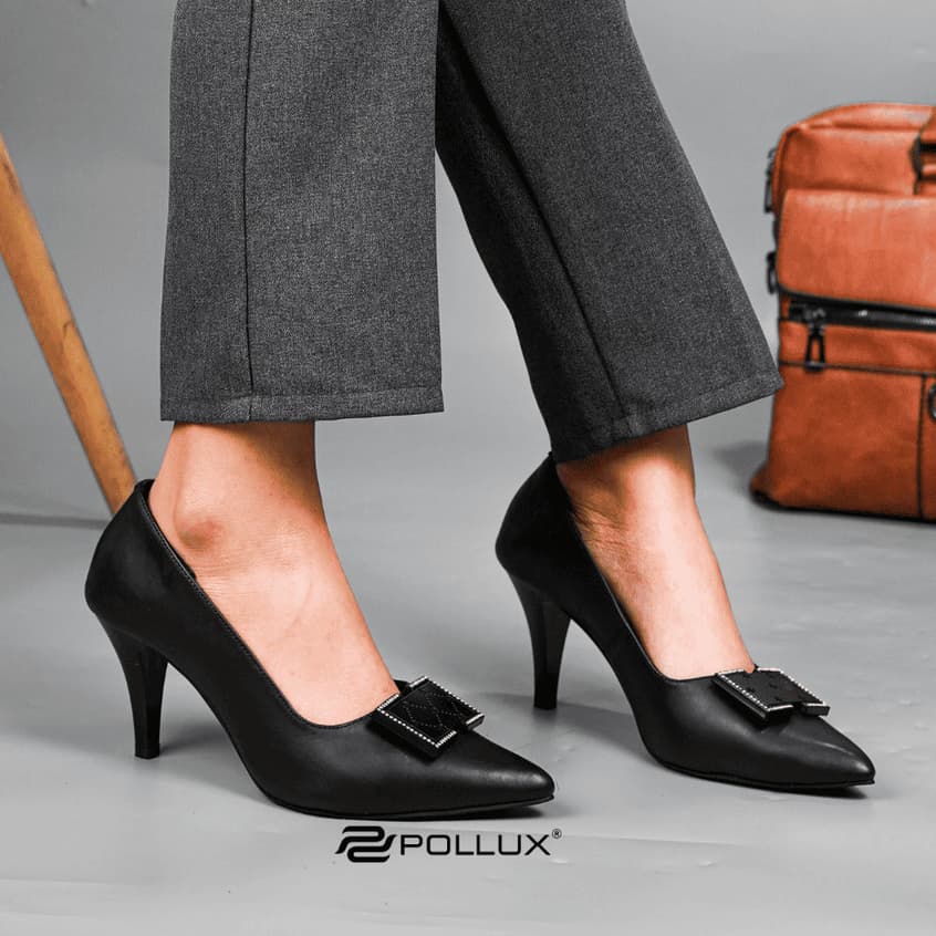 Thumbnail gambar ke-4 produk Pollux Monday WPOHW 09 - Sepatu Heels Kerja Wanita | High Heels Kantor Wanita Bahan Kulit Asli