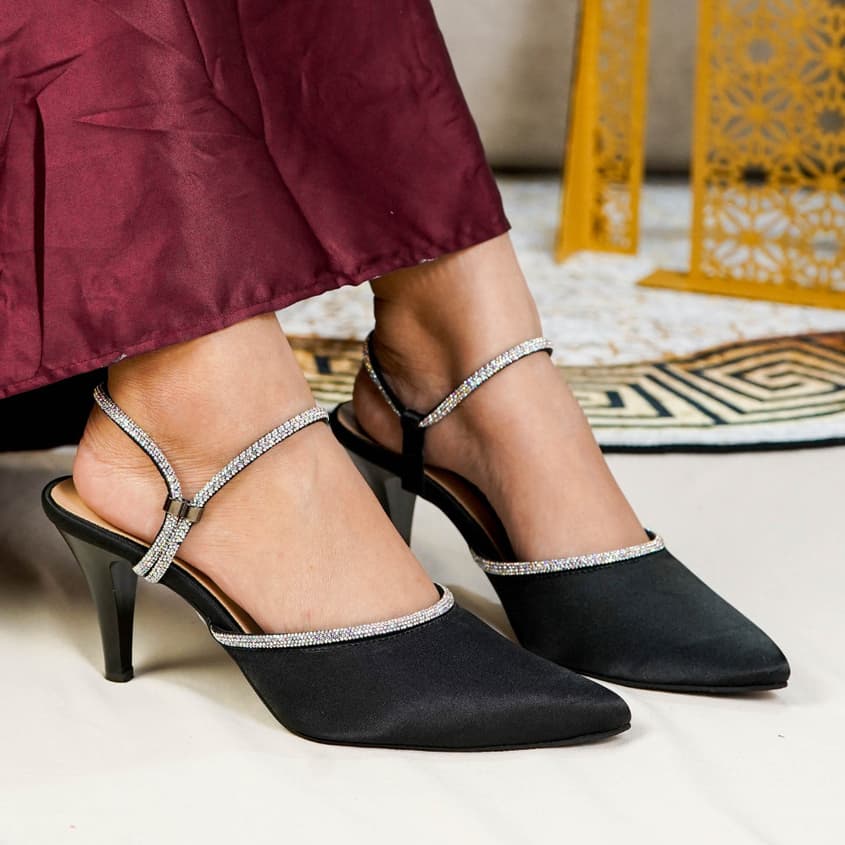 Thumbnail gambar ke-2 produk Pollux Aurora Lite WPOHW 21 - Heels 7cm Wanita Model Mules Bahan Kulit
