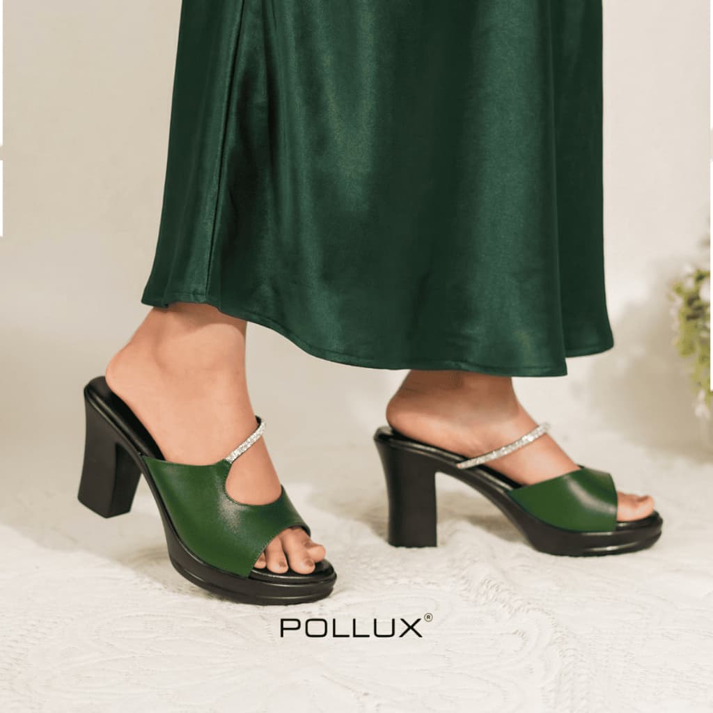 Gambar ke-9 produk Pollux Classic WPOGP 10 - Heels Pesta Wanita Elegan Bahan Kulit Asli tinggi 9cm