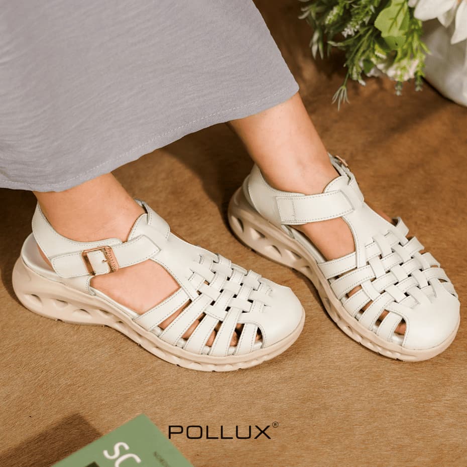 Gambar produk Pollux ErgoCush+ WPODY 13 - Sandal Wanita Bahan Kulit Asli Ringan Empuk Nyaman di pakai seharian