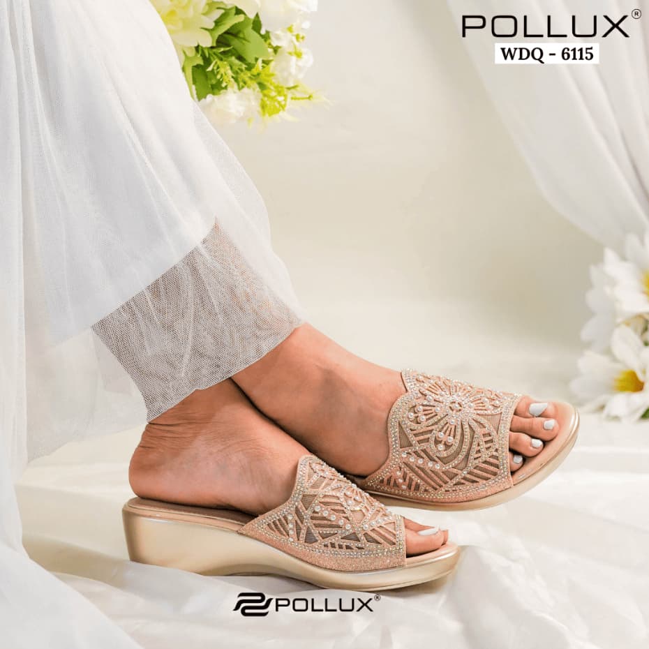 Gambar produk Pollux Aurora WDQ 6115 - Sandal Wedges Wanita | Sandal Pesta Wanita Tinggi 5cm