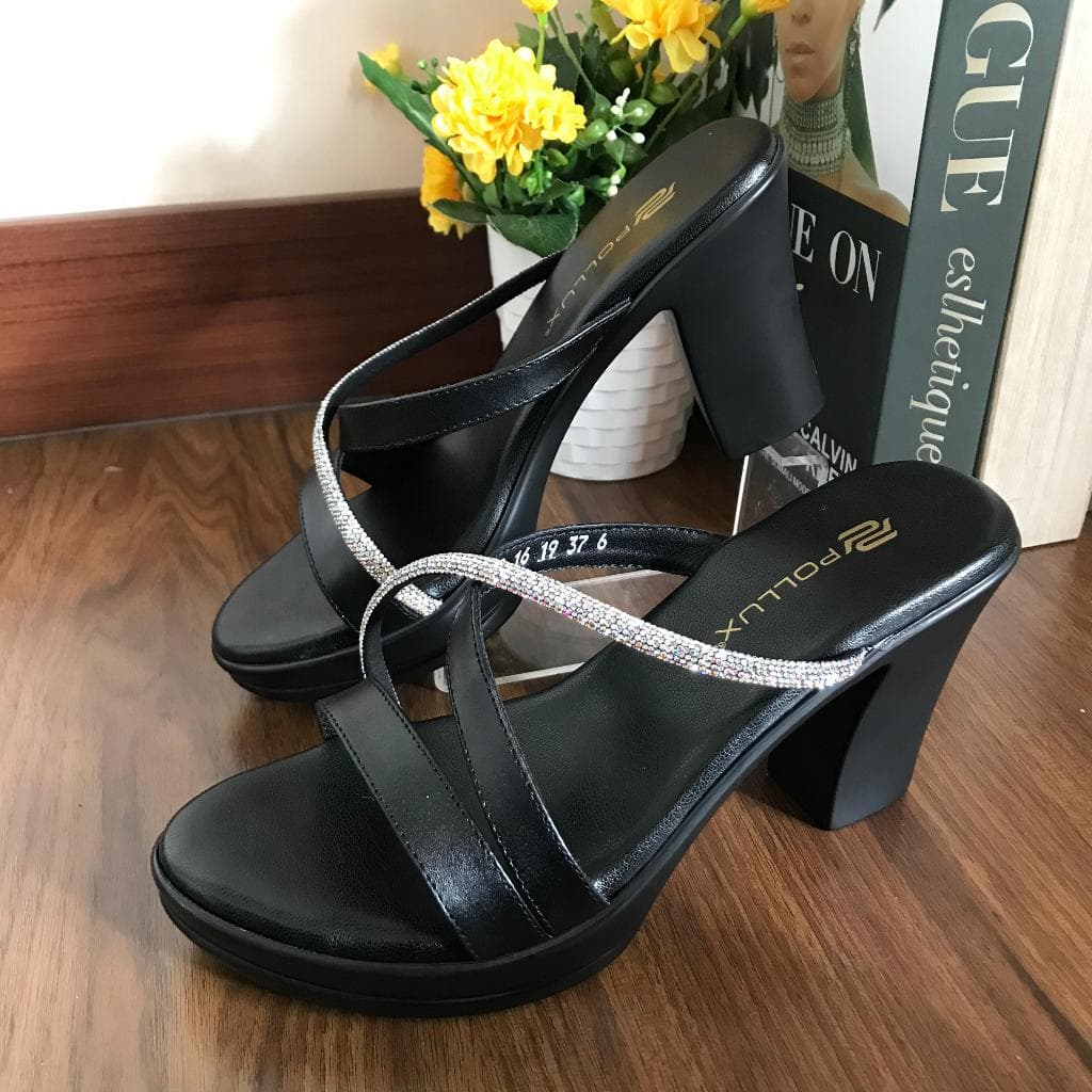 Thumbnail gambar ke-3 produk Pollux Classic WPOGP 16 - Heels Wanita Bahan Kulit Asli Tinggi 9cm