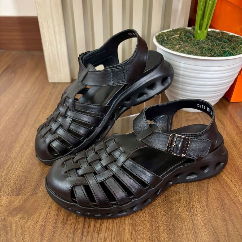 Thumbnail gambar ke-5 produk Pollux ErgoCush+ WPODY 13 - Sandal Wanita Bahan Kulit Asli Ringan Empuk Nyaman di pakai seharian