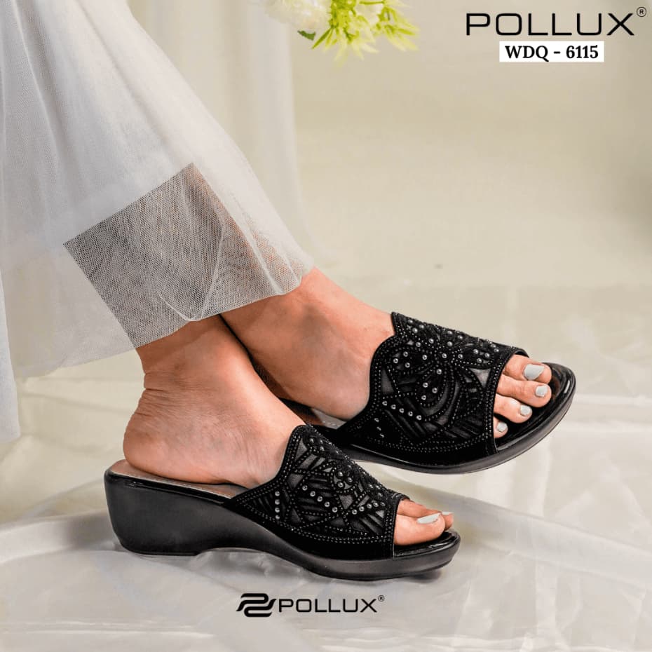 Gambar ke-10 produk Pollux Aurora WDQ 6115 - Sandal Wedges Wanita | Sandal Pesta Wanita Tinggi 5cm
