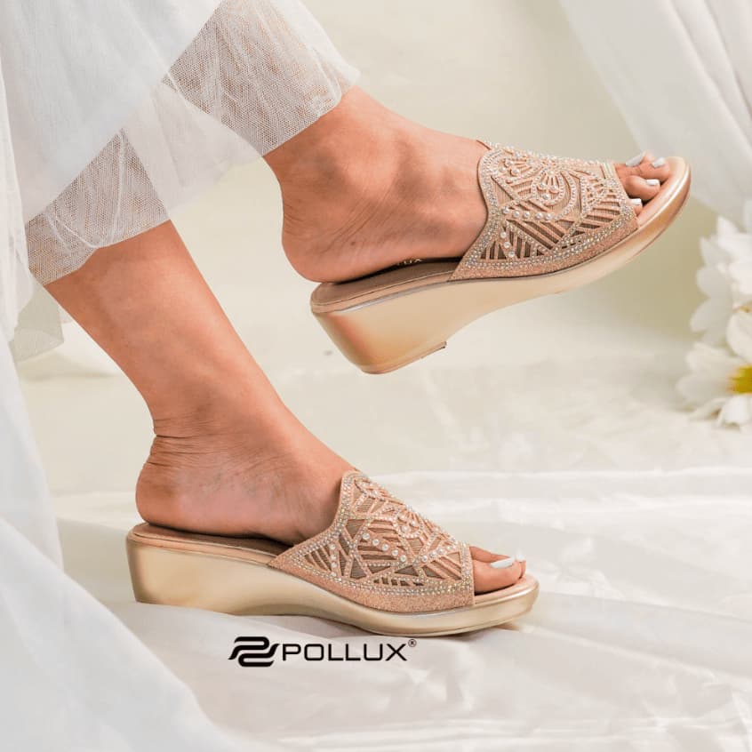 Gambar ke-10 produk Pollux Aurora WDQ 6115 - Sandal Wedges Wanita | Sandal Pesta Wanita Tinggi 5cm