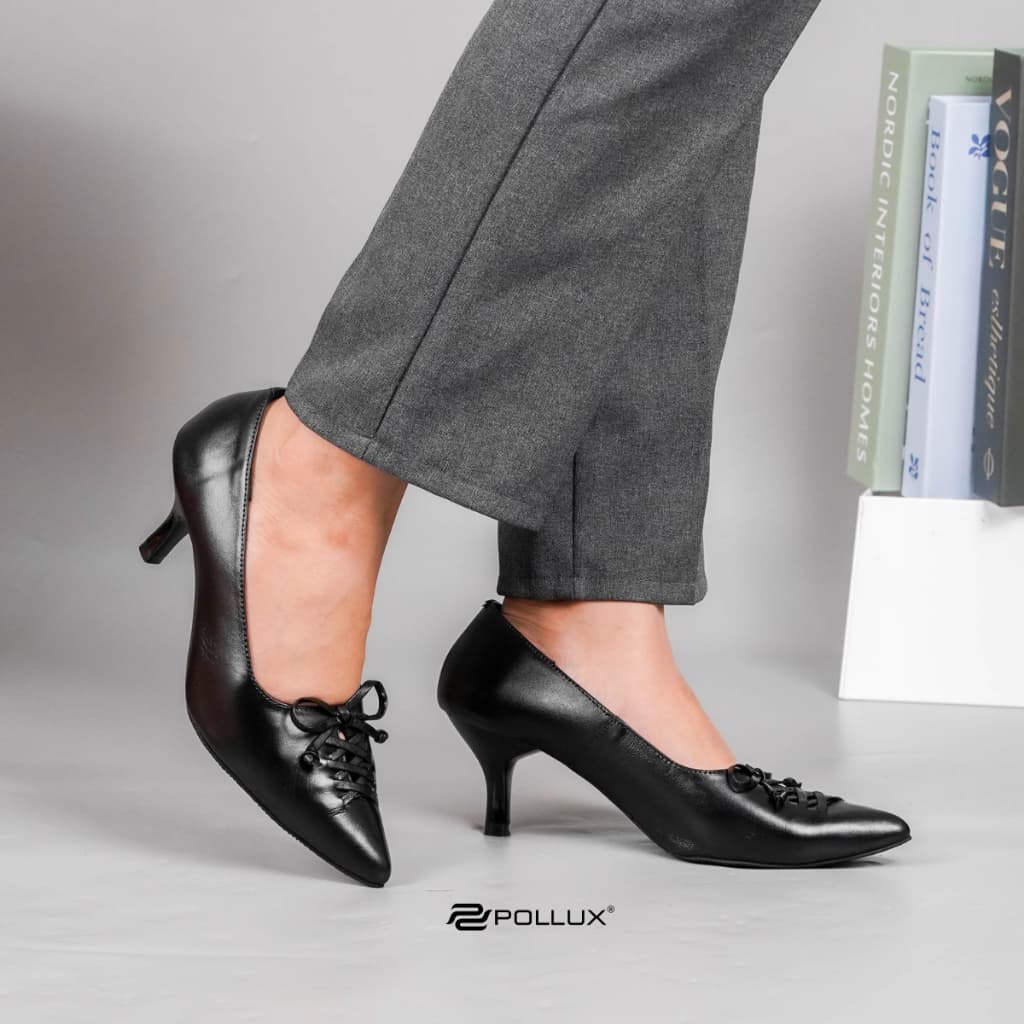 Gambar produk Pollux Monday WPOAV 05 - Sepatu Kerja Wanita kekinian Bahan kulit asli Tinggi  Heels 5cm