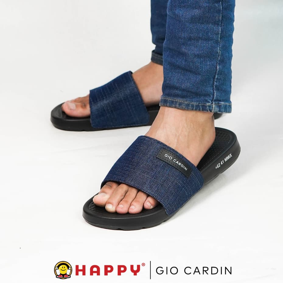 Thumbnail gambar ke-3 produk Gio Cardin SGIAD Sandal Selop Pria Kekinian Dan Sangat Nyaman Di Pakai | Sandal Slide Slip On