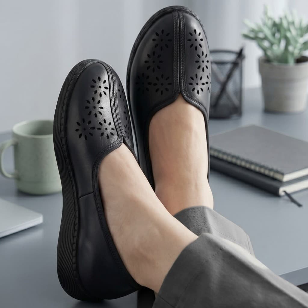 Gambar ke-8 produk Pollux Monday WPOFW 25 - Flatshoes Wanita Kekinian Bahan Kulit Asli