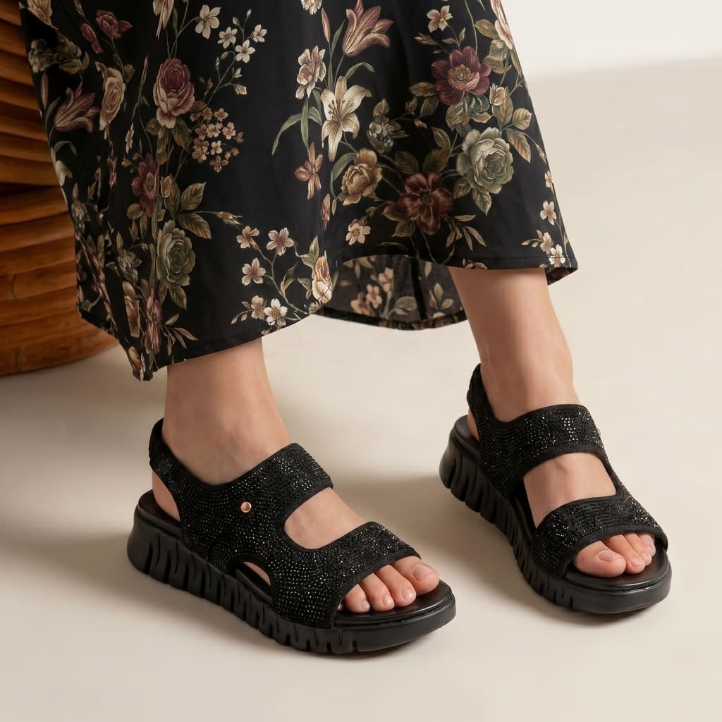 Gambar produk Pollux E-Wear WPODT 12 - Sandal Wanita Stylish Elegan Ringan Nyaman Size 36-41