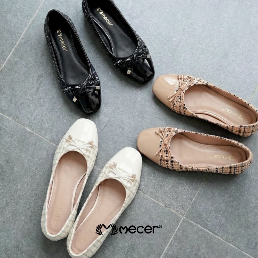 Gambar ke-9 produk Mecer Core WYH 65F1 Hitam, Apricot dan Beige Size 36-41, Sepatu Casual Wanita Untuk Hangout, Formal, Kuliah dan Kerja