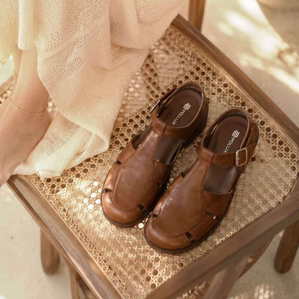 Gambar ke-7 produk Pollux E-Wear WPOMW05 - Sandal Wanita Bahan Kulit | Sepatu Sandal Wanita WPOMO 05