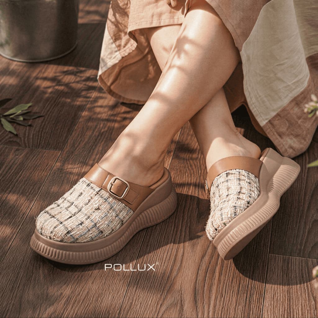Thumbnail gambar ke-4 produk Pollux Bold WPOKY 34 - Sandal Wedges Wanita Stylish Nyaman di pakai
