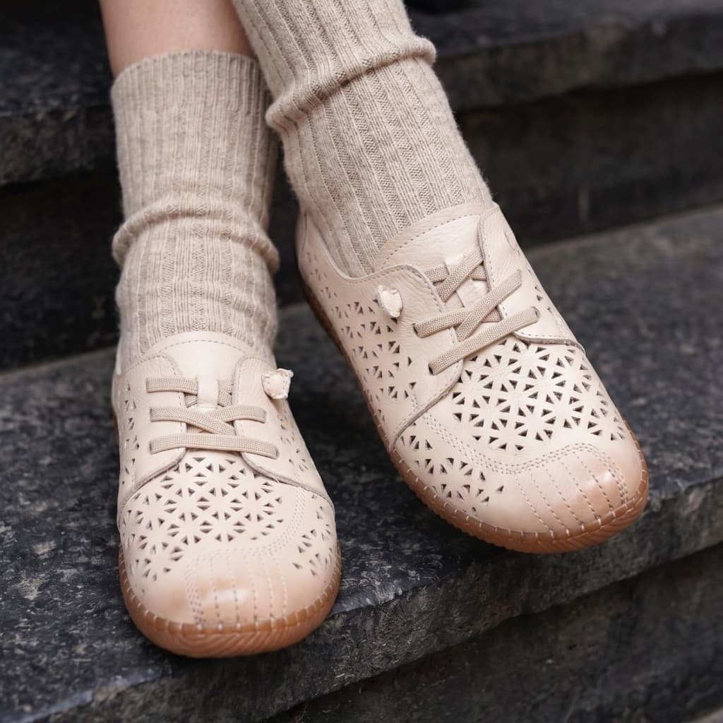 Thumbnail gambar ke-7 produk Pollux Monday WBB 6368 - Sepatu Flat shoes Wanita Bahan Kulit Asli