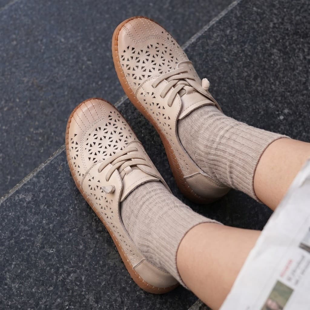 Gambar ke-10 produk Pollux Monday WBB 6368 - Sepatu Flat shoes Wanita Bahan Kulit Asli