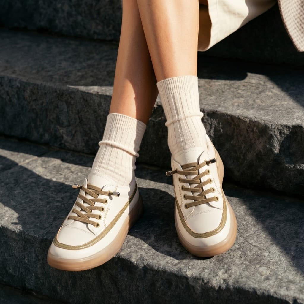 Thumbnail gambar ke-6 produk Pollux Jinju WDQ 2220 - Sepatu Casual Wanita Stylish Empuk Ringan Nyaman Di pakai