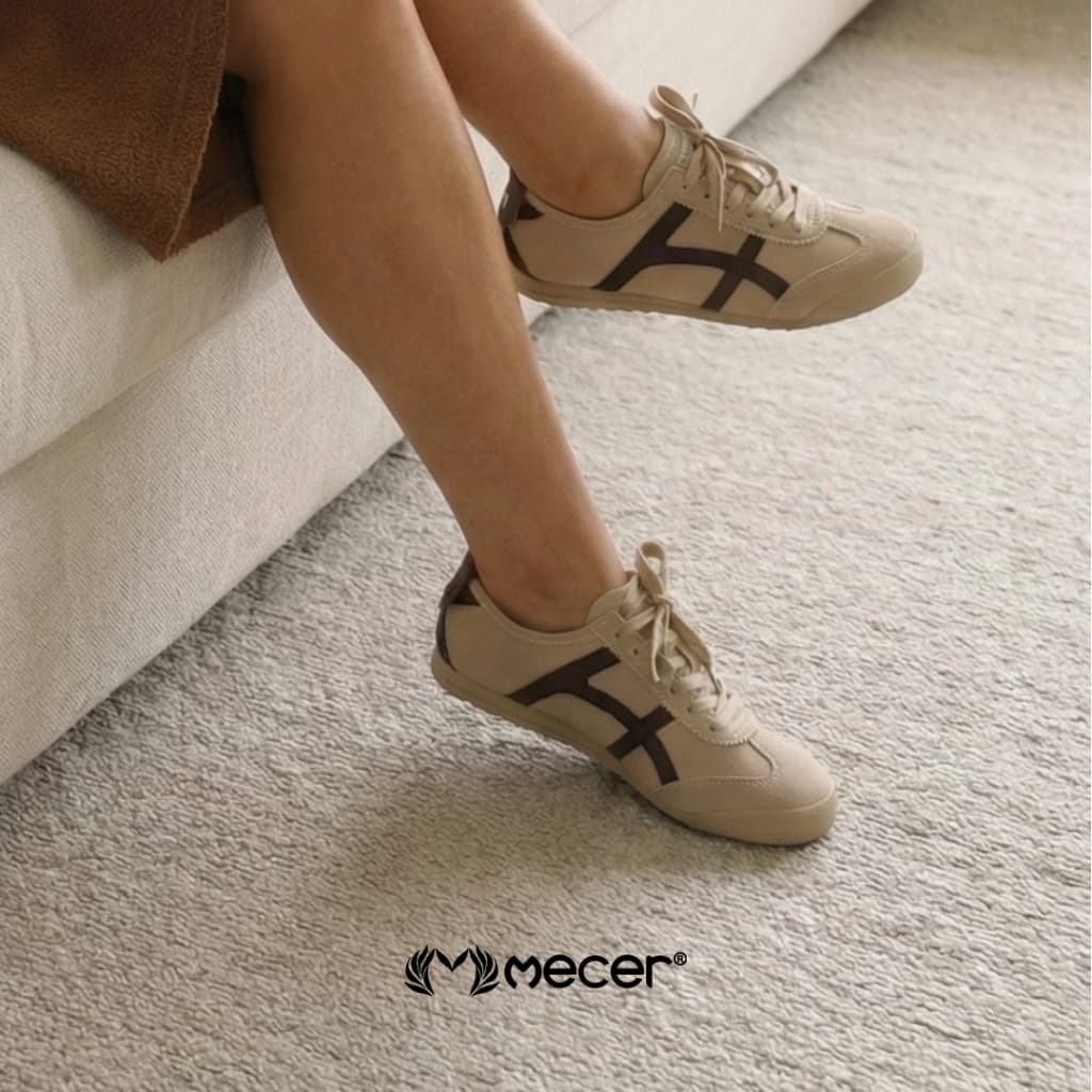 Thumbnail gambar ke-7 produk Mecer Sneakers WLY 9018 Khaki dan Coklat Size 36-41, Sneakers Wanita Kekinian