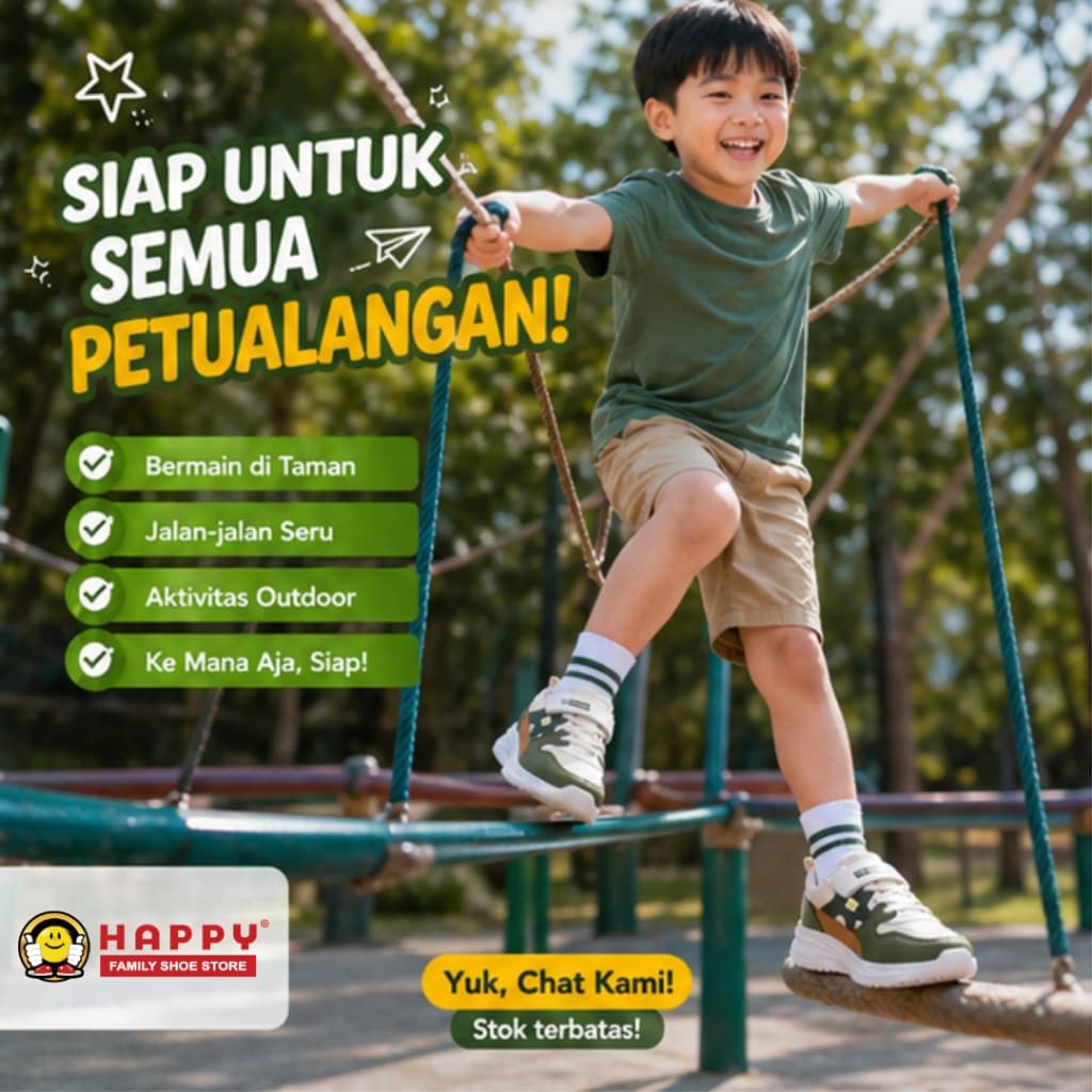 Thumbnail gambar ke-3 produk Sepatu Dans Dimitro - Sepatu Anak Laki-Laki TK - SD | Sneakers Anak Stylish dengan Sol Empuk & Ringan