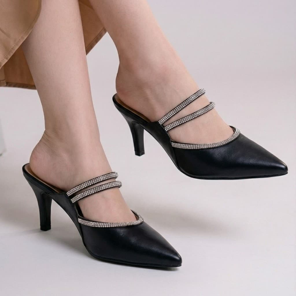 Thumbnail gambar ke-6 produk Pollux Aurora Lite WPOHW 43 - Heels Pesta Wanita Elegan Bahan Kulit Asli