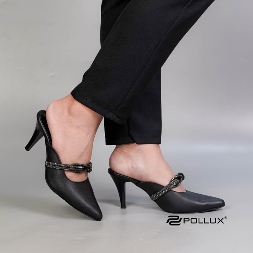 Thumbnail gambar ke-2 produk Pollux Monday WPOKV 25 - High Heels Wanita Bahan Kulit Asli Tinggi Hak 7cm