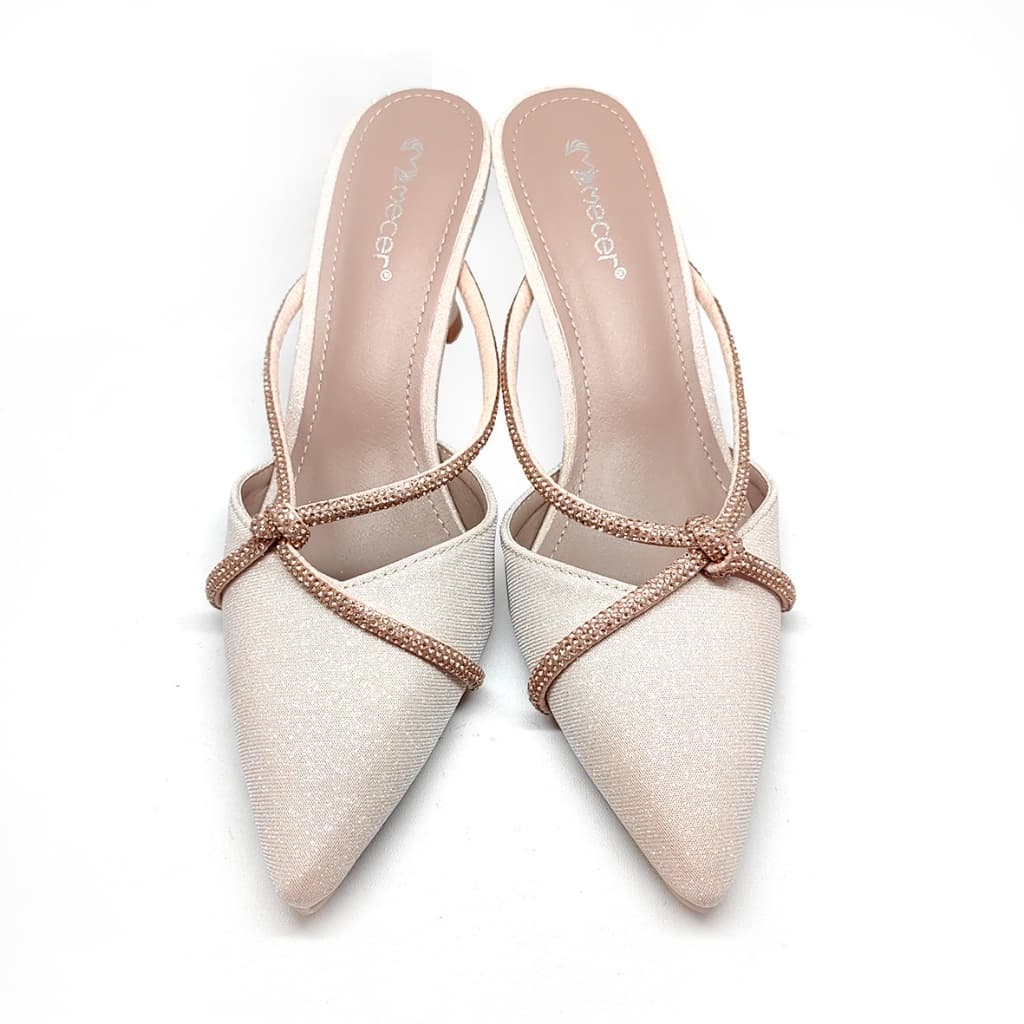 Thumbnail gambar ke-6 produk Pollux Classic WBB 65082 - Sandal Wanita Heels 1cm Elegan Bahan Kulit Asli