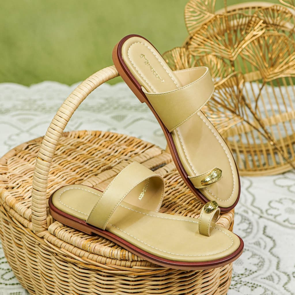 Thumbnail gambar ke-3 produk Sandal Flat Mecer Daily WCS 22Y14 | Sandal Teplek | Sandal Slip On Wanita