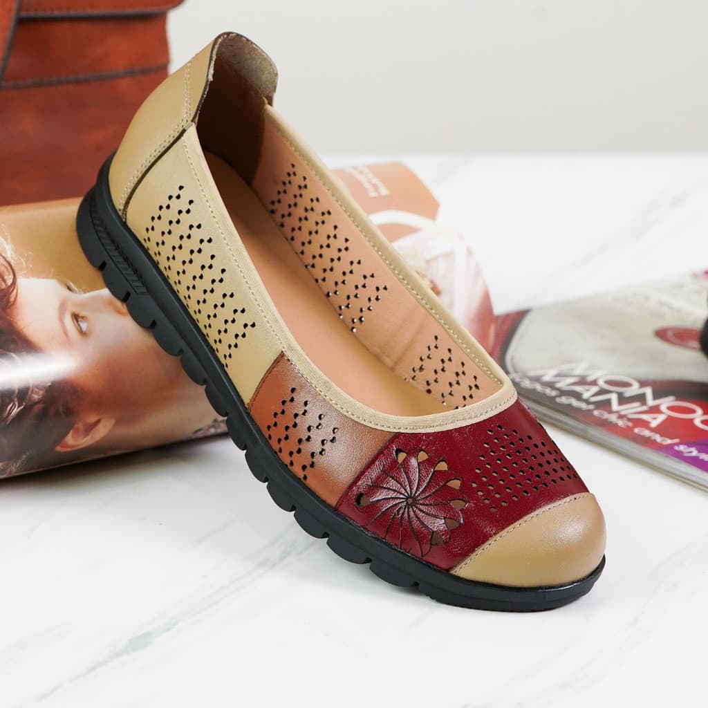 Thumbnail gambar ke-6 produk Pollux Monday WPOEY 02 Flat Shoes Pantofel Wanita Kerja Kekinian