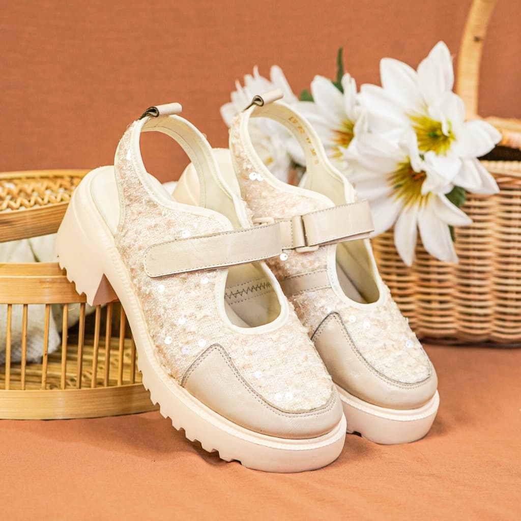 Thumbnail gambar ke-2 produk Pollux Bold WPOLU 22 - Sepatu Sandal Kulit Wanita Model Hak Chunky