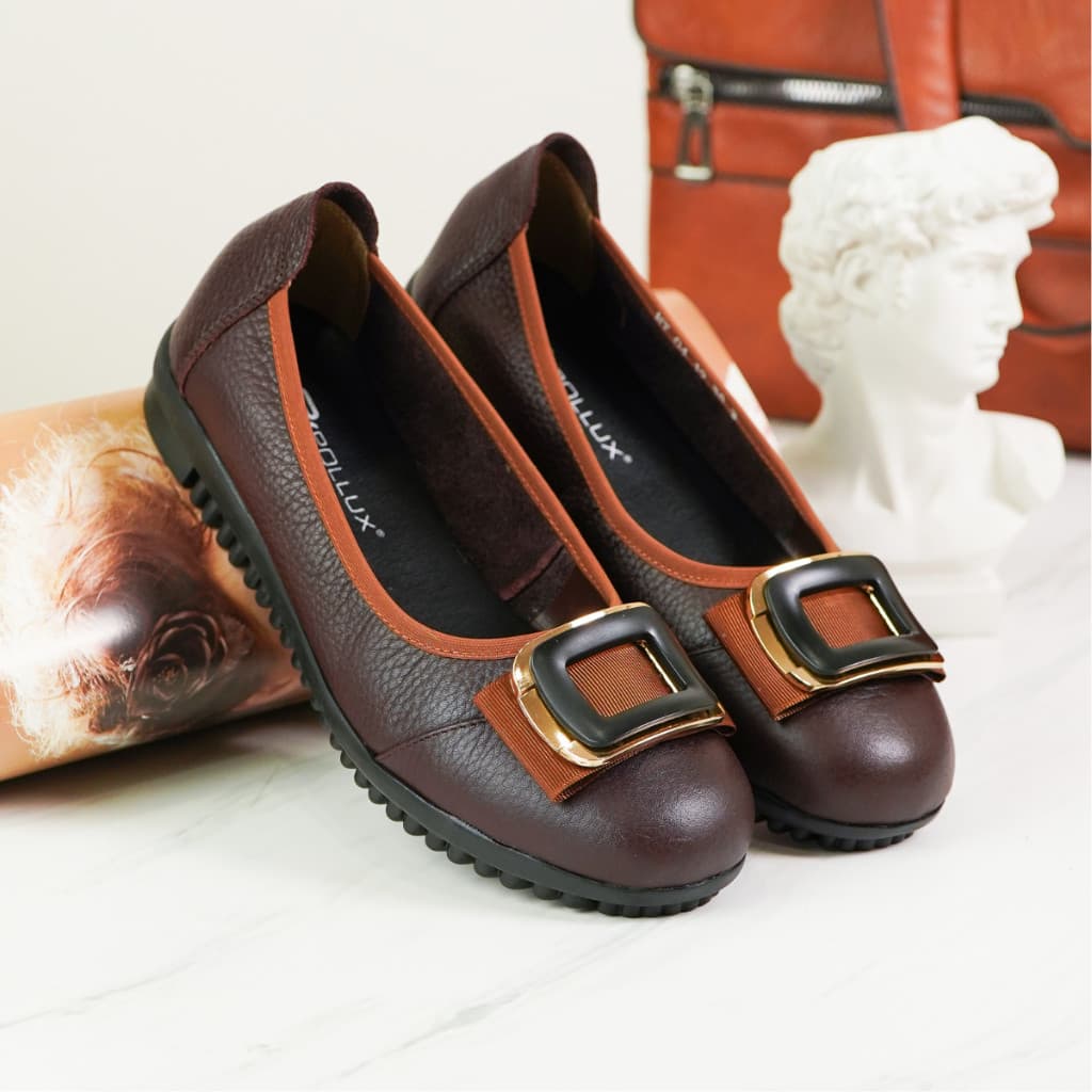 Thumbnail gambar ke-7 produk Pollux Monday WPOMT 04 - Flat Shoes Pantofel Wanita | Sepatu Kerja Wanita | Sepatu Kantor