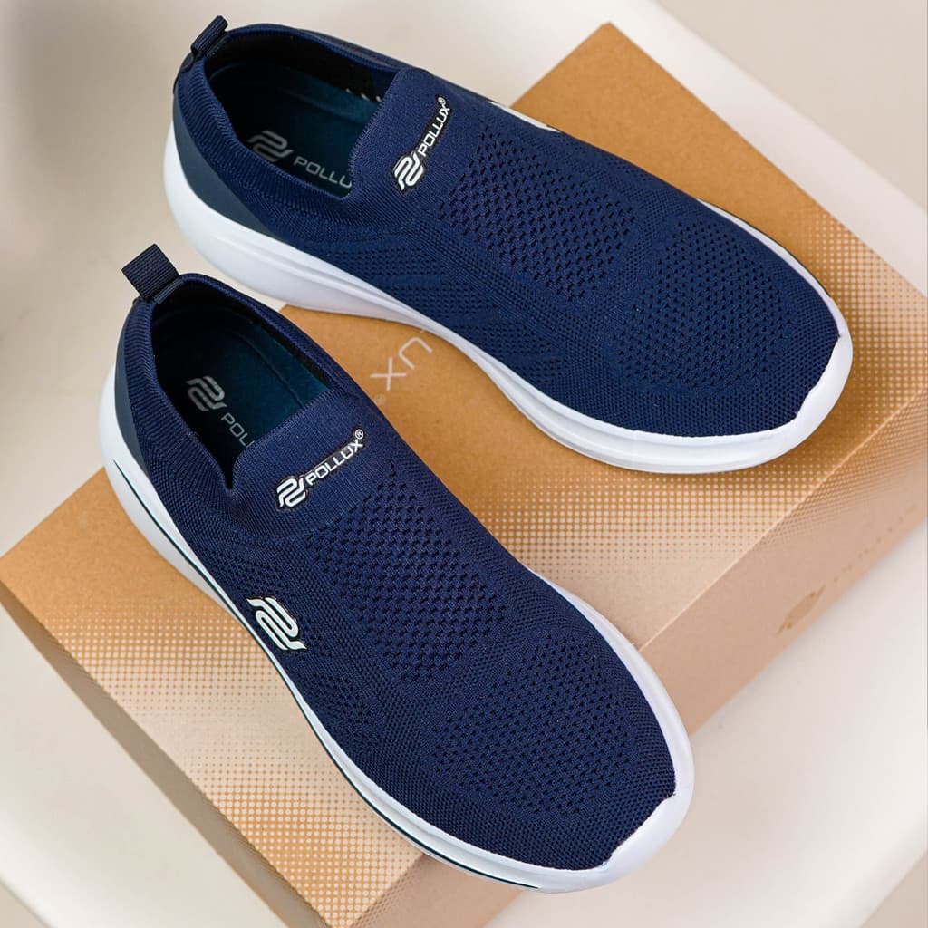 Thumbnail gambar ke-7 produk Pollux Active SJD M668 - Sepatu Sneakers Pria Kekinian | Sepatu Casual Pria Slip On Anti Slip