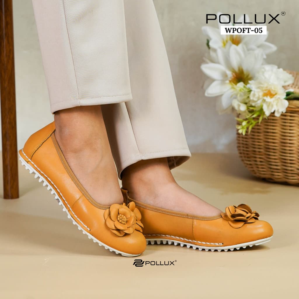 Gambar ke-8 produk Pollux Monday WPOFT 05 Sepatu Flat Shoes Wanita Bahan Kulit Asli
