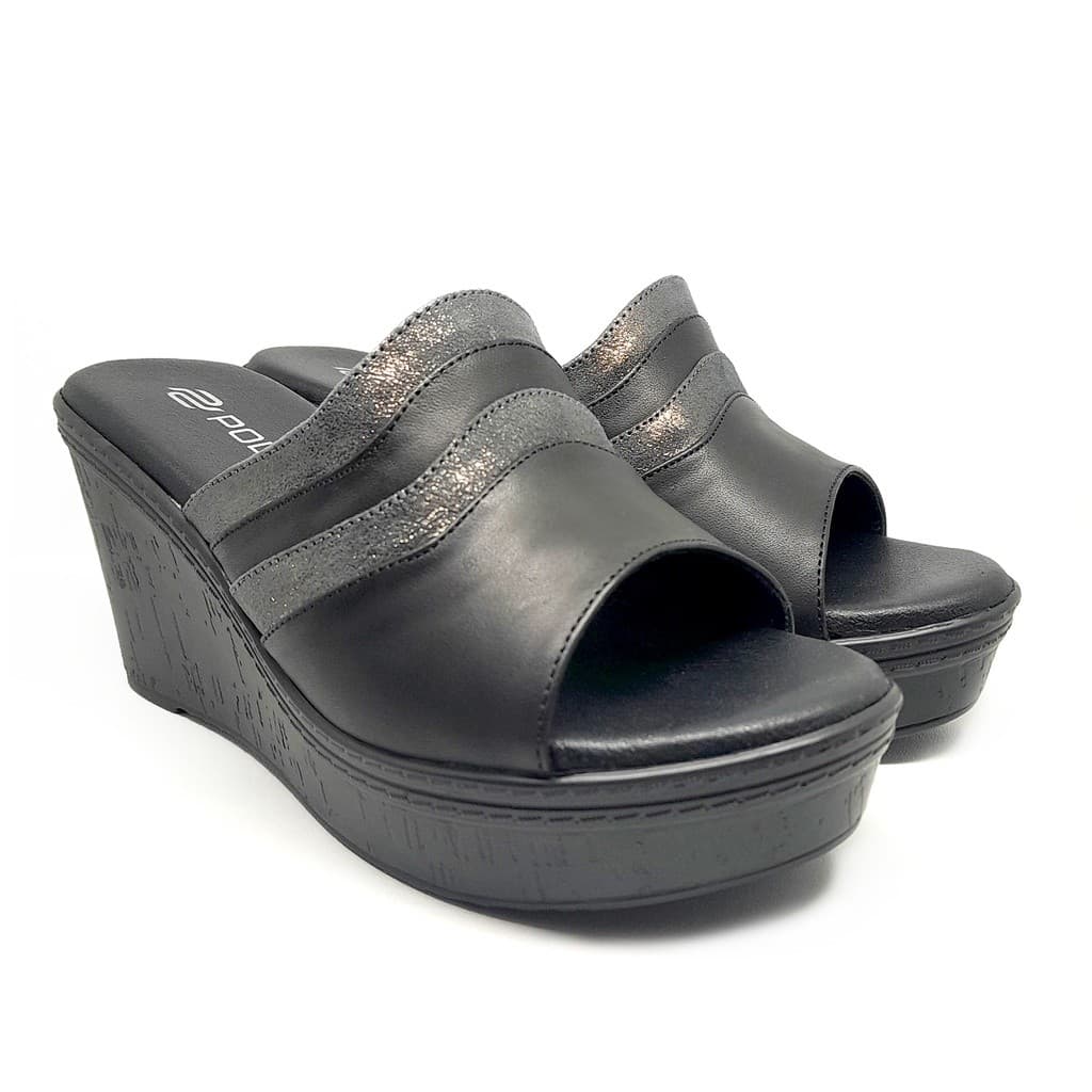 Thumbnail gambar ke-6 produk Pollux Terra Ek Gabus Wpokt 13 - Sandal Wedges | Selop Wedges | Sepatu Wedges Wanita